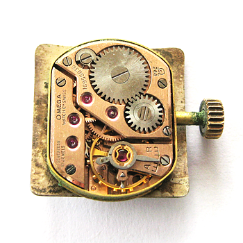 Urverk Omega 244 , originalkrona