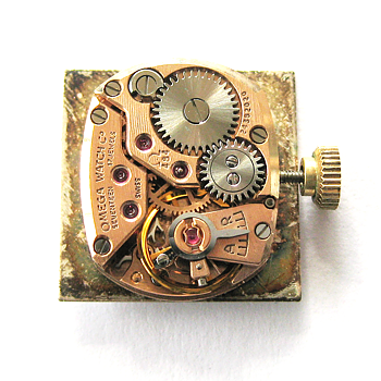 Urverk Omega 484 , originalkrona