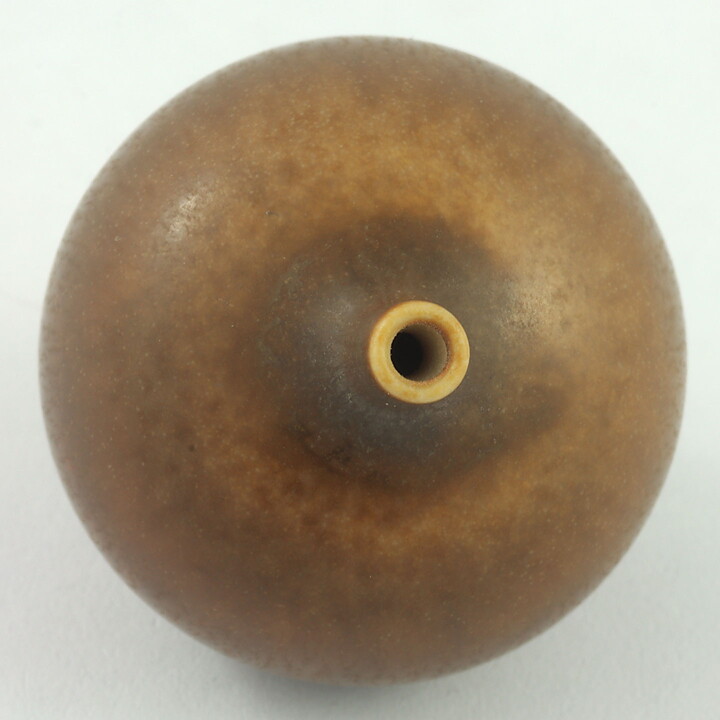 ベルント・フリーベリ  一点もの  焦げ茶のベース  Vase  (4cm)  1960年代