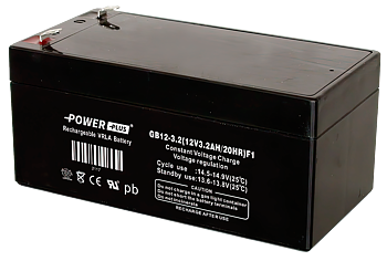 Power Plus Agm-batteri GB12V- 3,2 Ah
