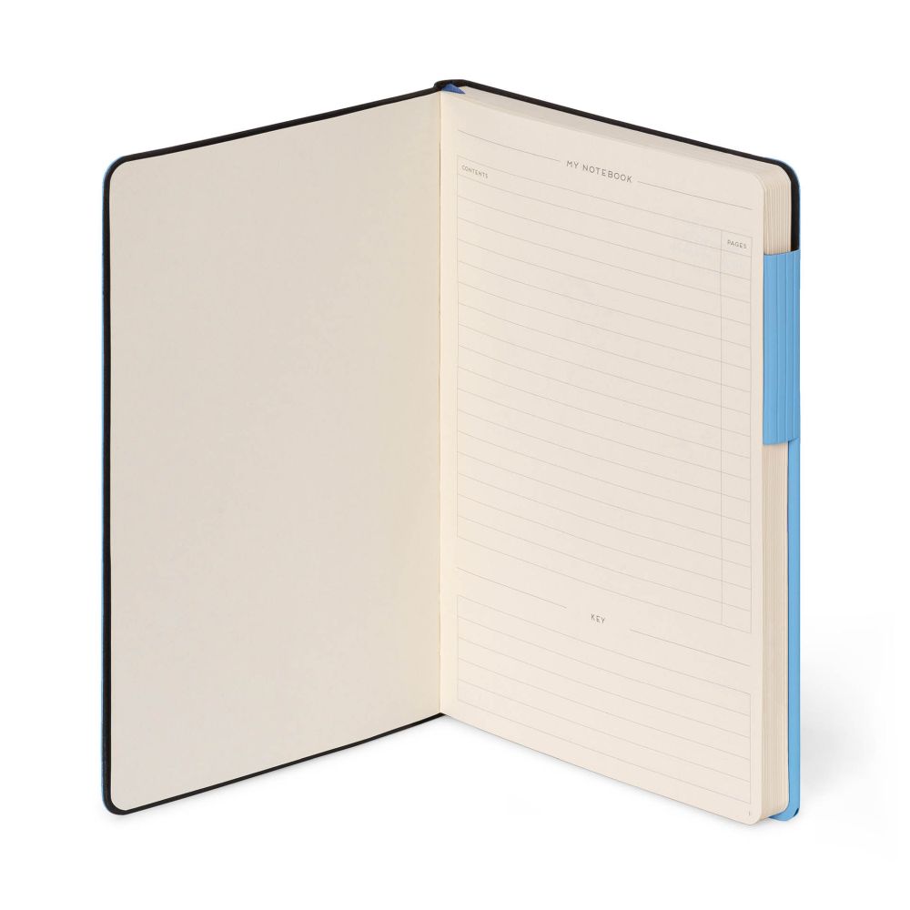 Anteckningsbok, My Notebook, Large, Blank, Retro Blue (MYNOT0304) - 2