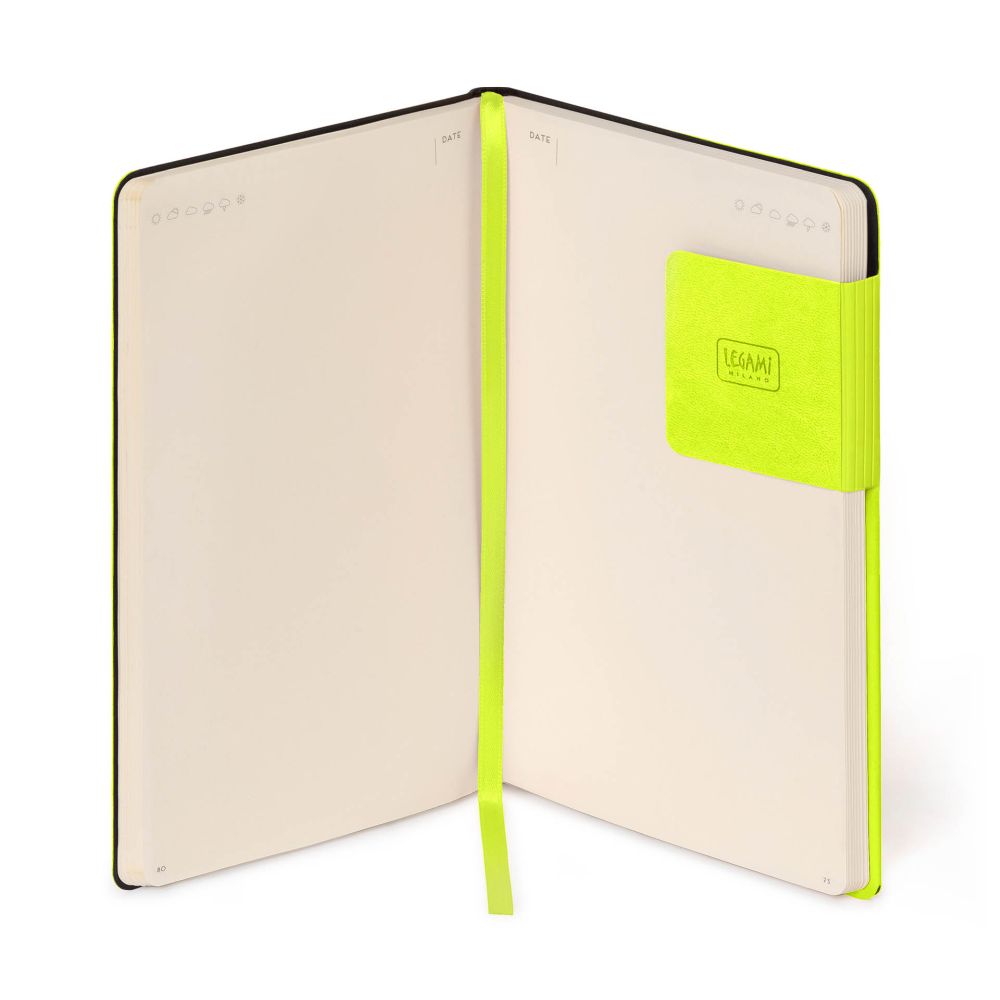 Notesbog, My Notebook, Large, Blank, Chartreuse (MYNOT0305) - 5