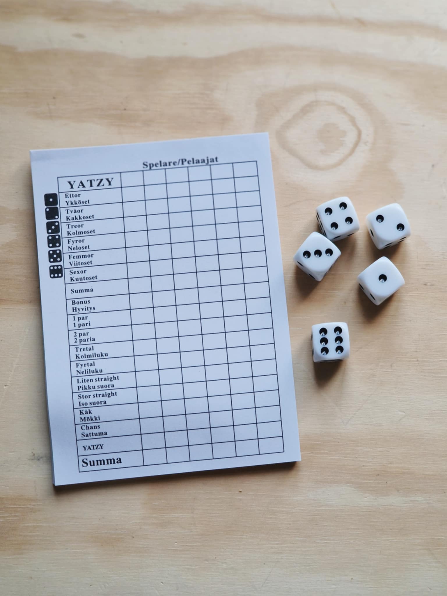 Yatzy-spel