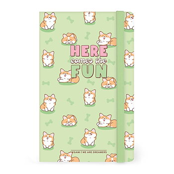 Notesbog, Photo Medium, Linjeret, Corgi (NOTP0114)