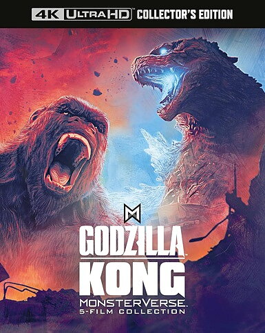 Godzilla/Kong Monsterverse 5-Film Collector's Edition (BLU-RAY 4K ULTRA HD)