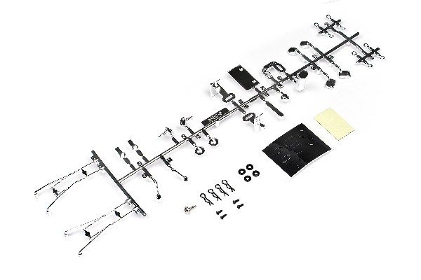 HPI HP85527 Body Accessories Set (Chrome) - 14