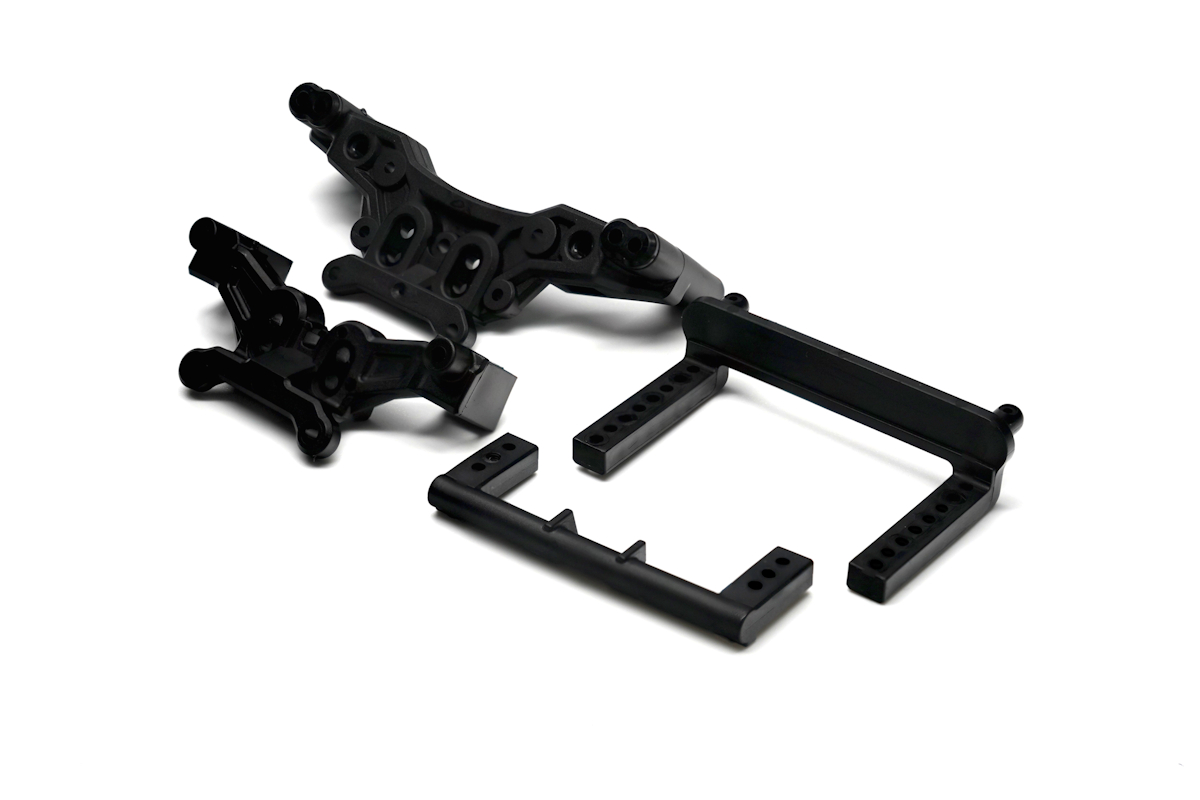Blackzon 540189 Smyter DB Shock Tower & Body Post Set