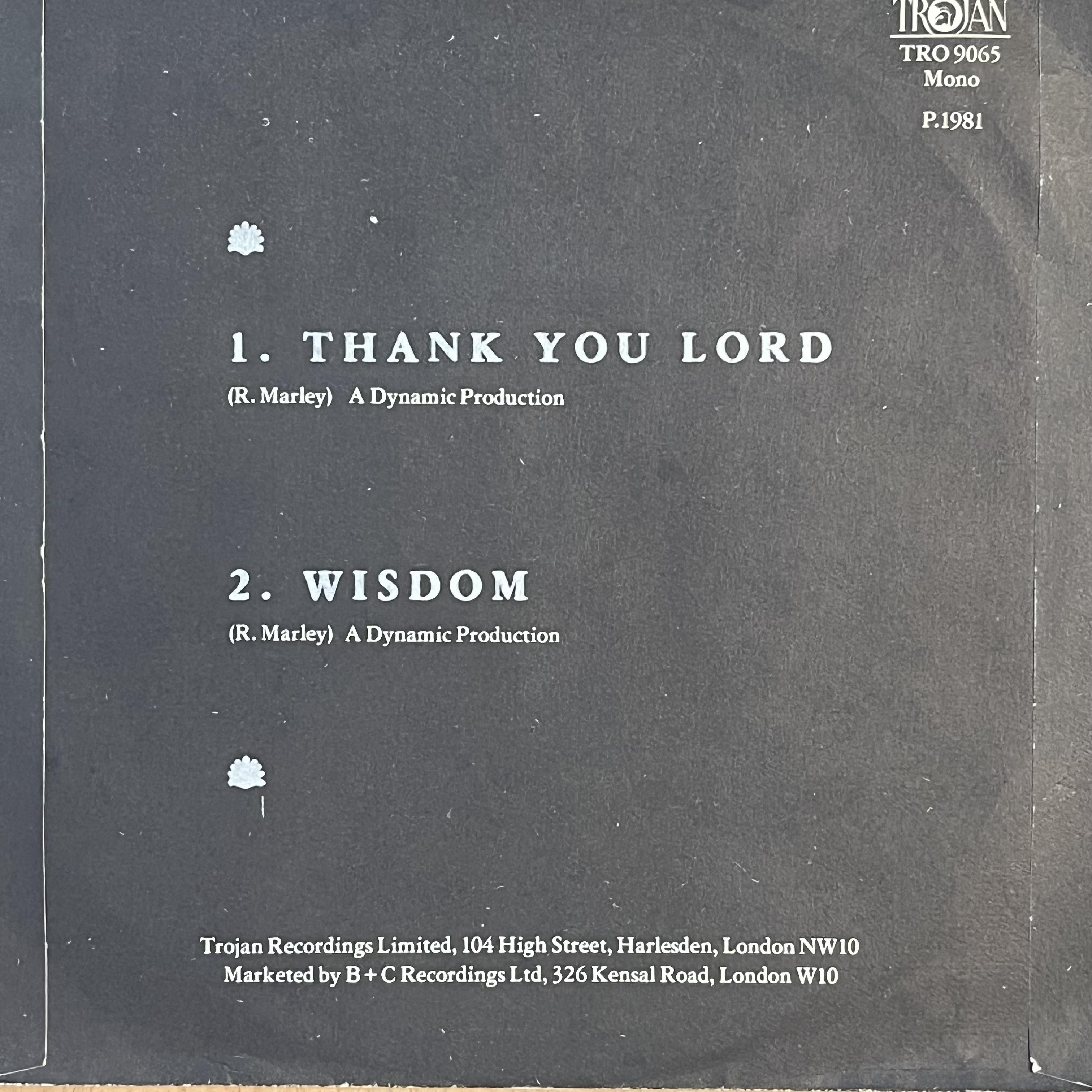 Bob Marley – Thank You Lord