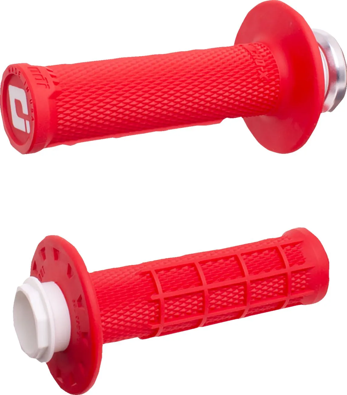  ODI Micro-X Half-Waffle v2 Lock-On Grips Red