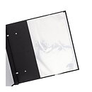 Colorbok 12x12 Post Bound Fabric Album - Black