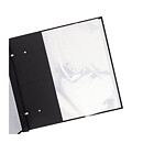 Colorbok 12x12 Post Bound Fabric Album - Black