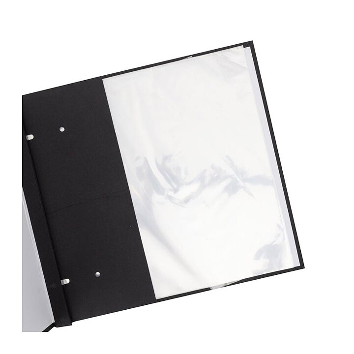 Colorbok 12x12 Post Bound Fabric Album - Black