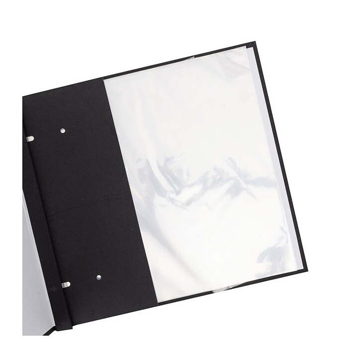 Colorbok 12x12 Post Bound Fabric Album - Black