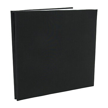 Colorbok 12x12 Post Bound Fabric Album - Black
