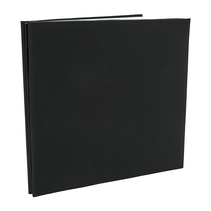 Colorbok 12x12 Post Bound Fabric Album - Black
