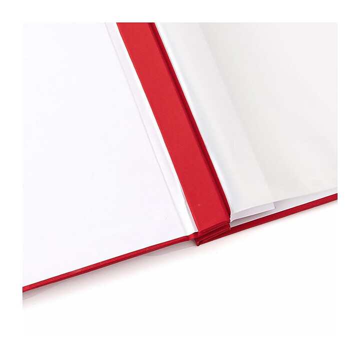 Colorbok 12x12 Post Bound Fabric Album - Red