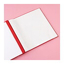 Colorbok 12x12 Post Bound Fabric Album - Red
