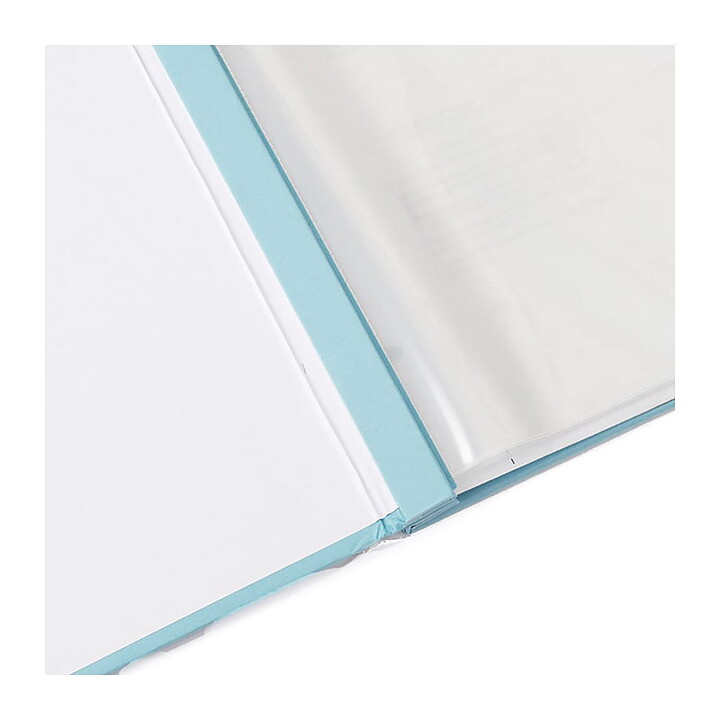 Colorbok 12x12 Post Bound Fabric Album - Light Teal