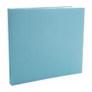 Colorbok 12x12 Post Bound Fabric Album - Light Teal