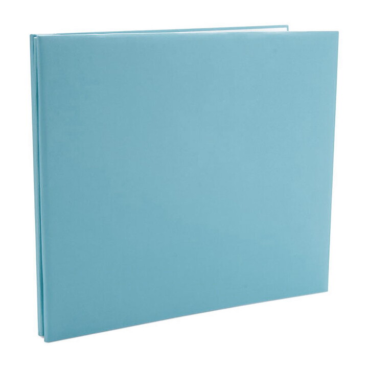 Colorbok 12x12 Post Bound Fabric Album - Light Teal