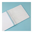 Colorbok 12x12 Post Bound Fabric Album - Light Teal