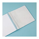 Colorbok 12x12 Post Bound Fabric Album - Light Teal