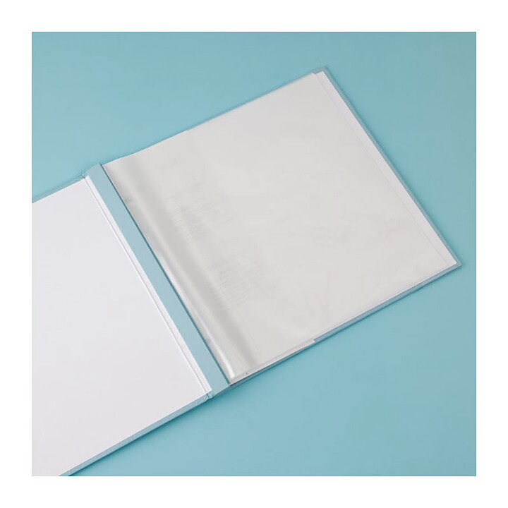 Colorbok 12x12 Post Bound Fabric Album - Light Teal
