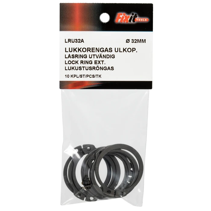LÅSRING UTVÄNDIG 32MM 10ST DIN471 - 2