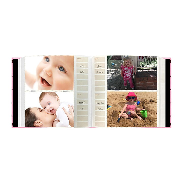 Pioneer 9.25 x 8.75 Album 2-Up Baby Dot Fabric Frame