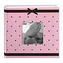 Pioneer 9.25 x 8.75 Album 2-Up Baby Dot Fabric Frame