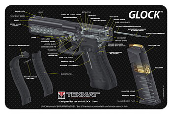 TekMat Glock 3D Cutaway - Gun Cleaning Mat