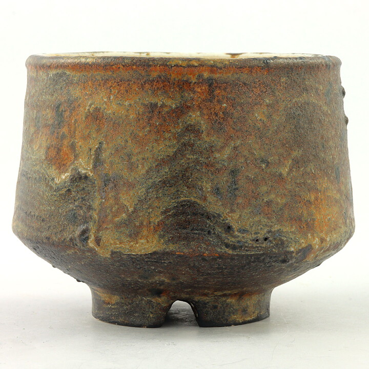 イサク・イサクソン  一点もの  茶色のボウル  茶碗  (11cm)  2000年代  #41