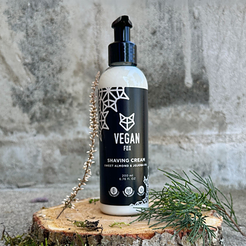 Vegan Fox Shaving Cream Almond & Jojoba 200 ml