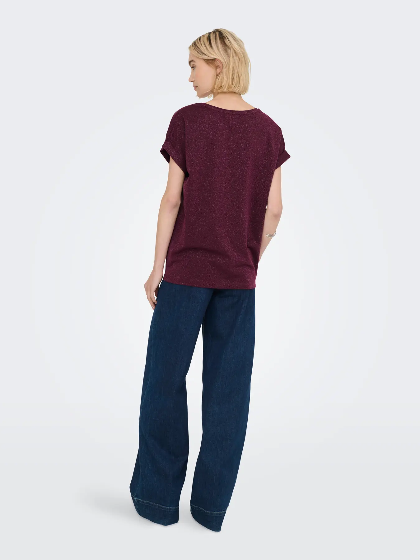 Only - Moster Glitter Top Röd - 2