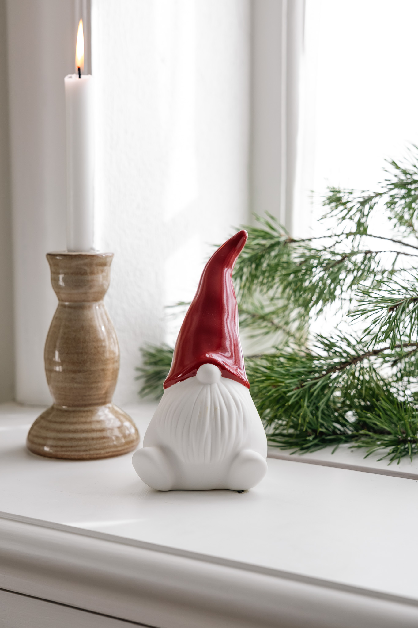 Noel Dekoration - Tomte - 7 x 15 cm