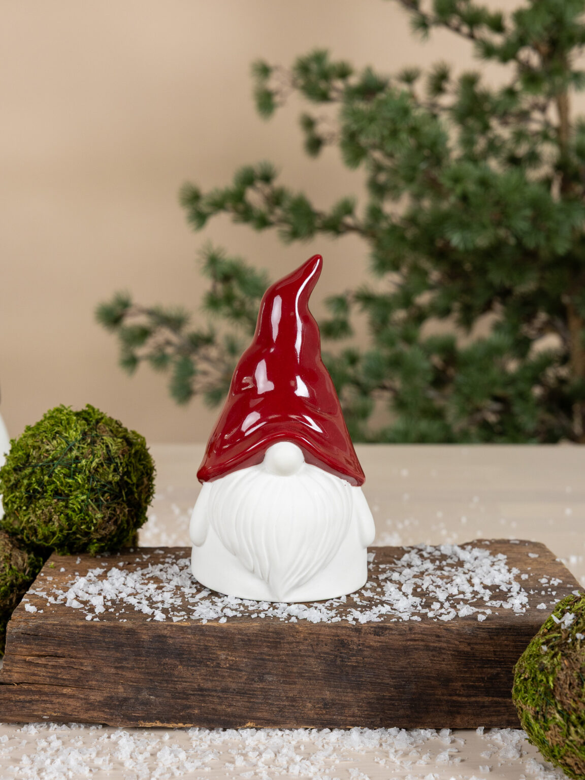 Tryggve - Decoration - Gnome - 8 x 9 x 17 cm - 2