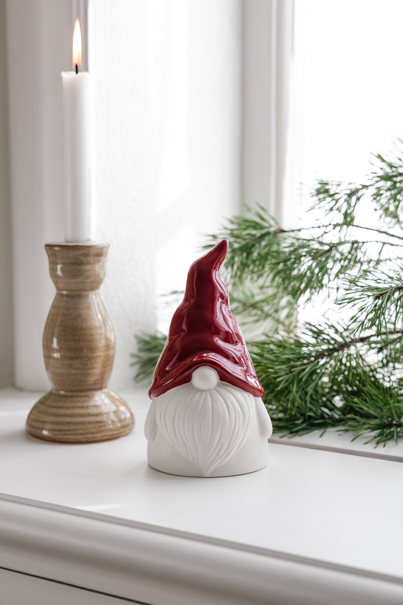 Tryggve - Decoration - Gnome - 8 x 9 x 17 cm