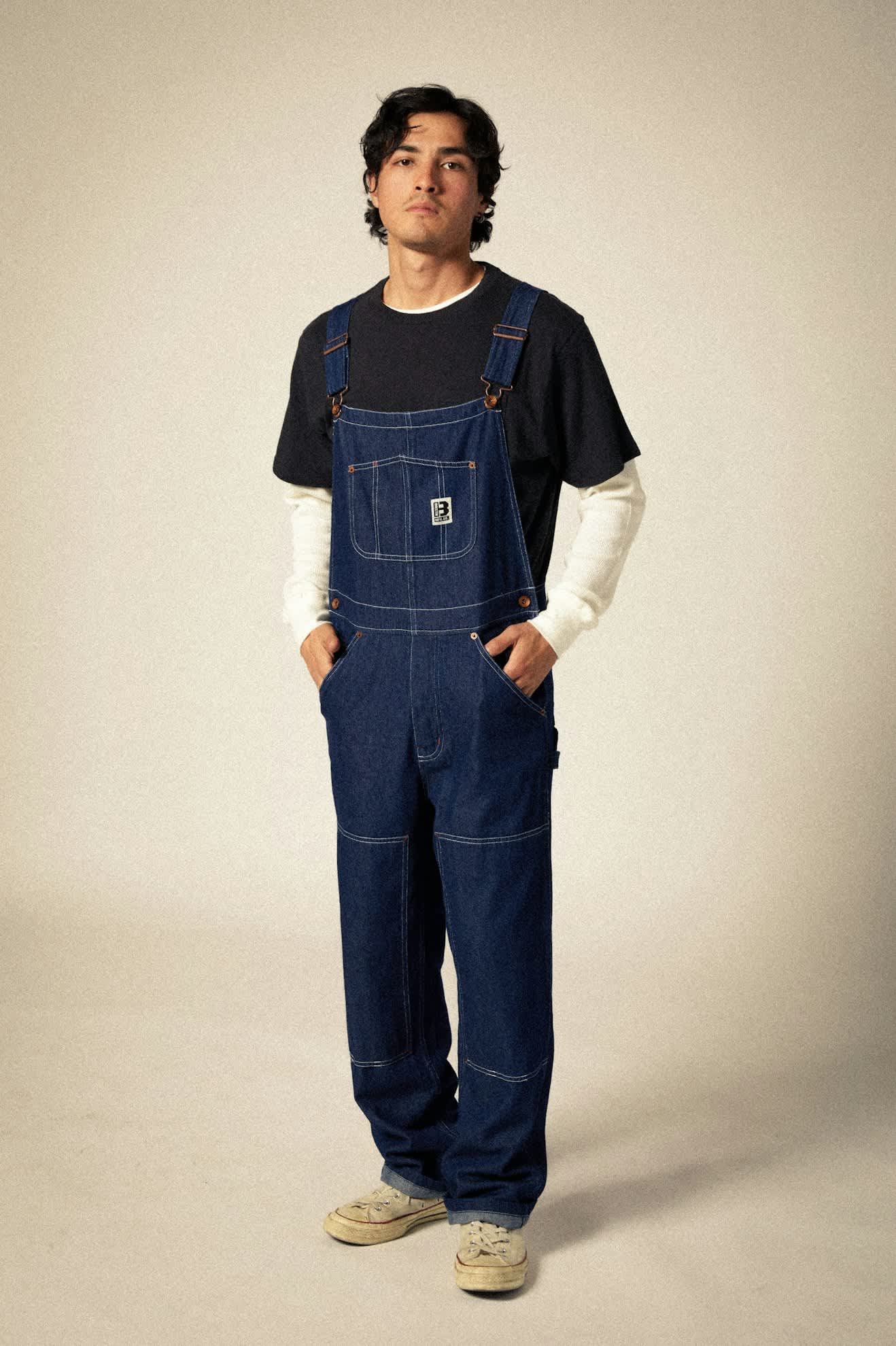 Bib overall / hängslebyxa Brixton builders overall - 2