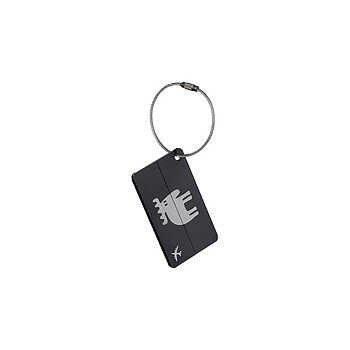 Bag tag Moose, black
