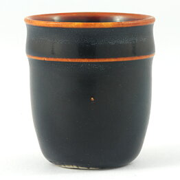 Stig Lindberg (1973) Unique Miniature Vase with Tenmoku Glaze 3,5 cm