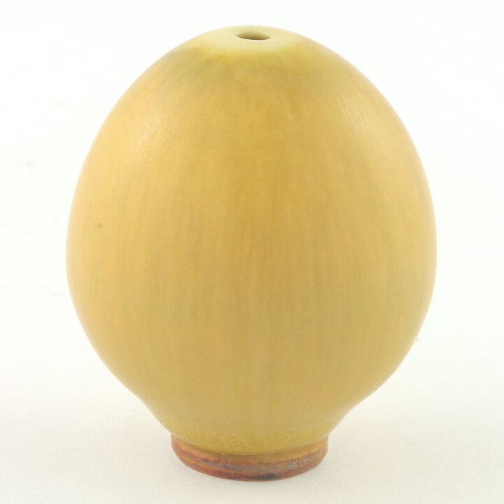 ベルント・フリーベリ  一点もの！薄黄色の花瓶 Vase（4,5cm) 1967年