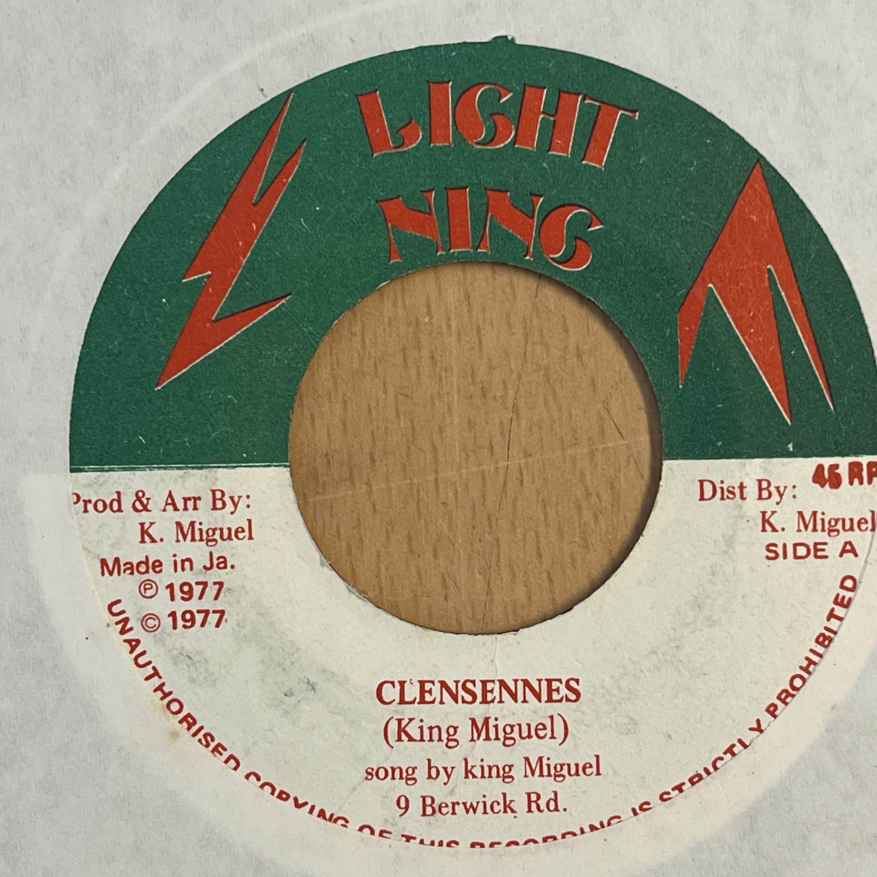 King Miguel – Clensennes