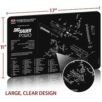 TekMat Sig Sauer P320 - Gun Cleaning Mat 2