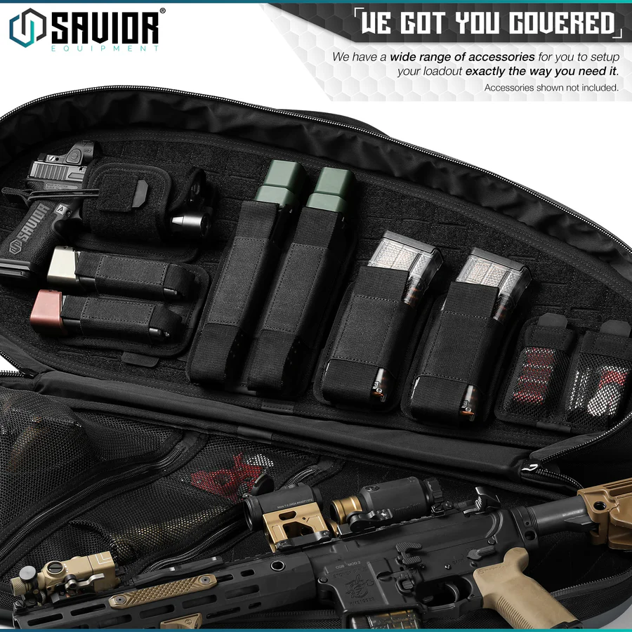 Savior Equipment Double Extended Mag Holder - Black 5