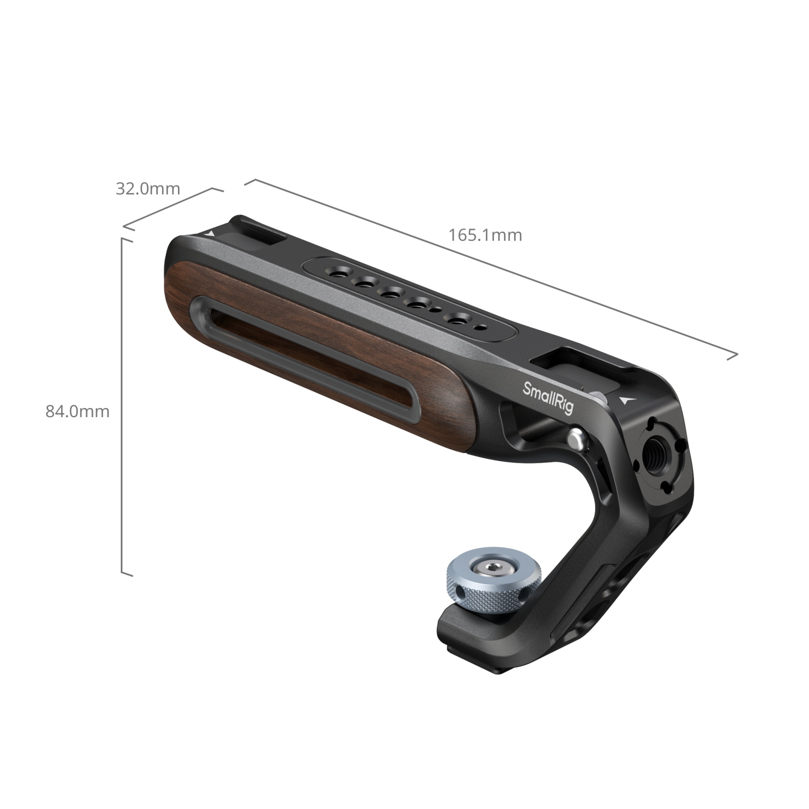 Smallrig Wooden Top Handle med NATO Clamp 5251 - 5