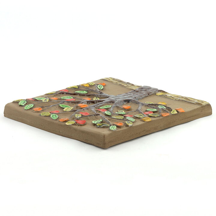 Gabi Citron-Tengborg (1972) Colorful Tree Wall Plaque 24 cm #142 (2)