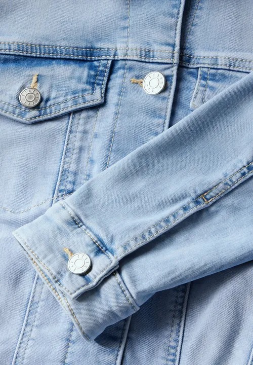 QR Denim-Jacket - Bleach Wash - Street One - 4