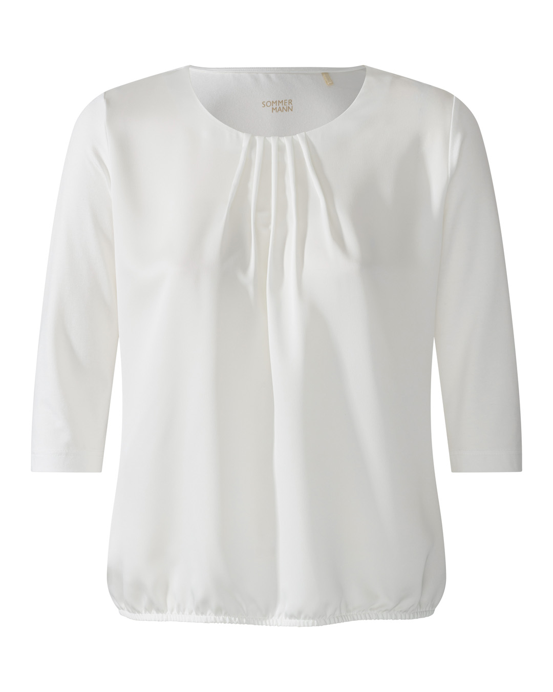 Blus Jarina veck i ringningen offwhite