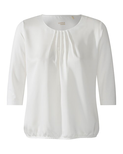 Blus Jarina veck i ringningen offwhite