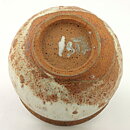 Isak Isaksson (2000s) Unique Chawan Bowl with White/Brown Glaze 12 cm #42